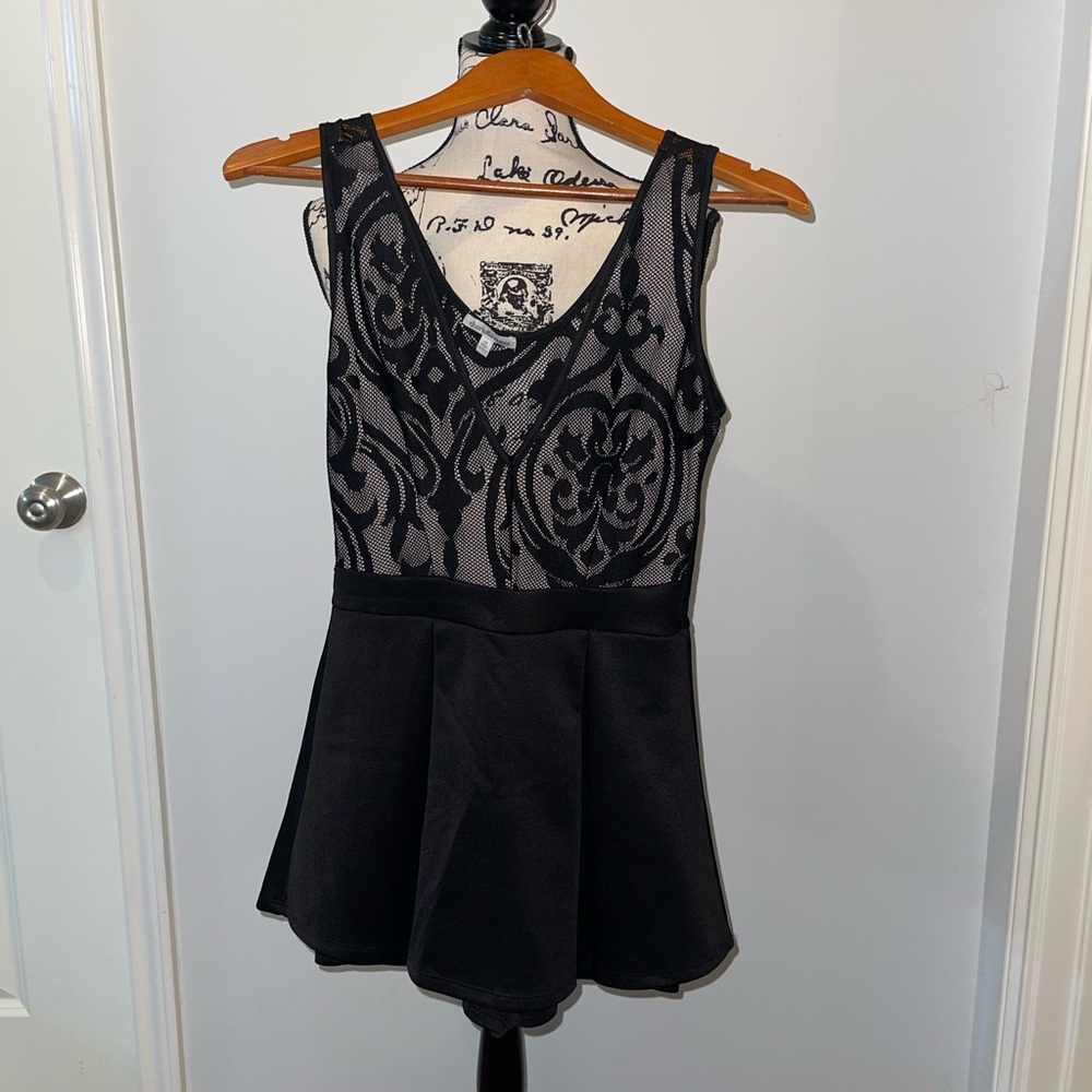 Charlotte Russe little black romper
